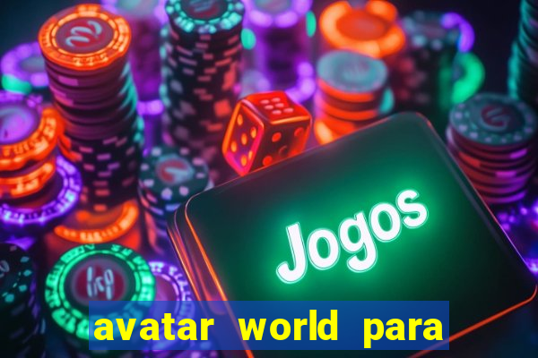 avatar world para imprimir e colorir